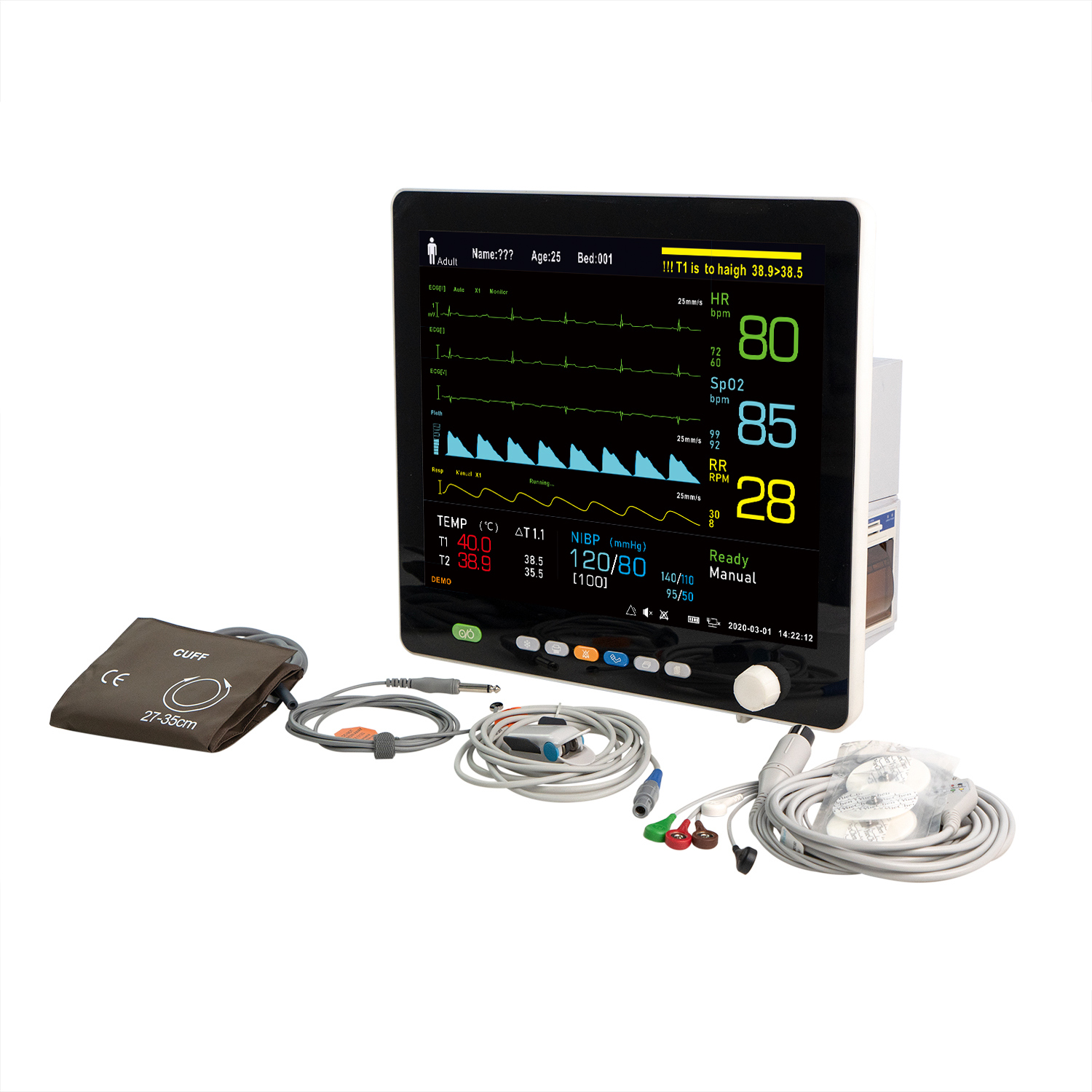 VS2000 Patient Monitor 7 inch